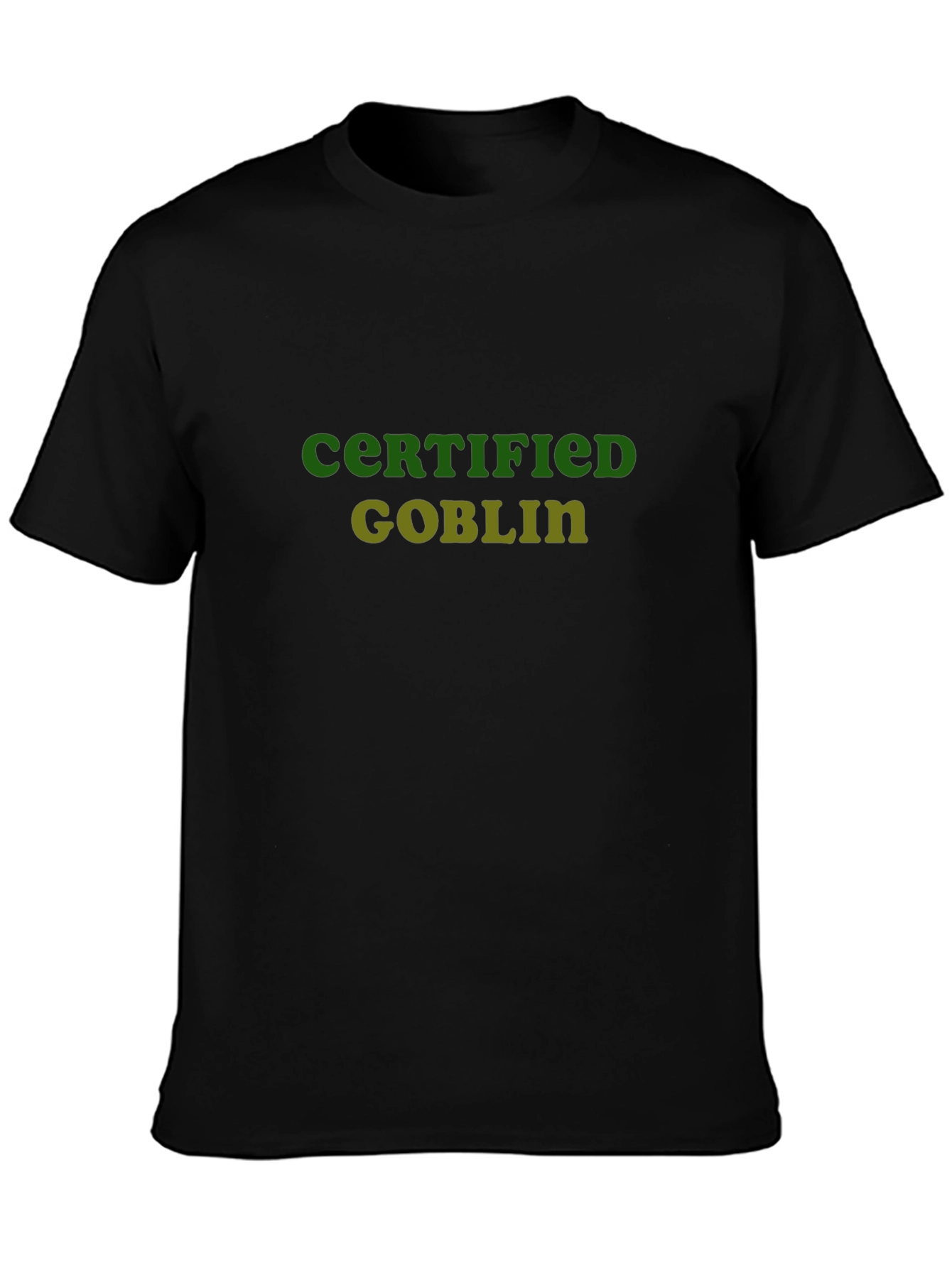 Certified Goblin T-Shirt - Funny Graphic Tee