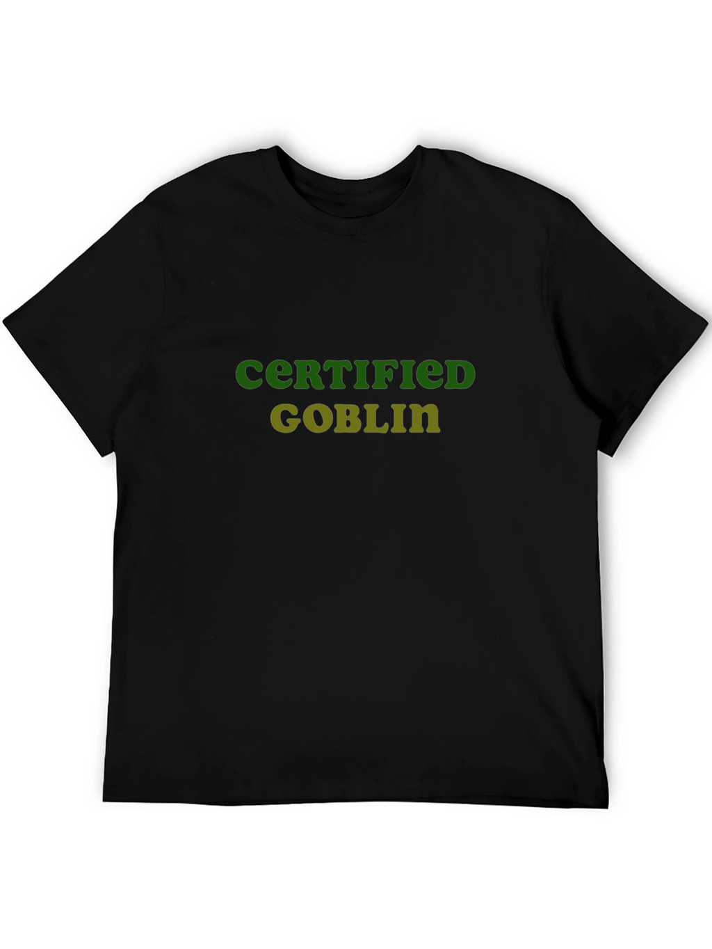 Certified Goblin T-Shirt - Funny Graphic Tee