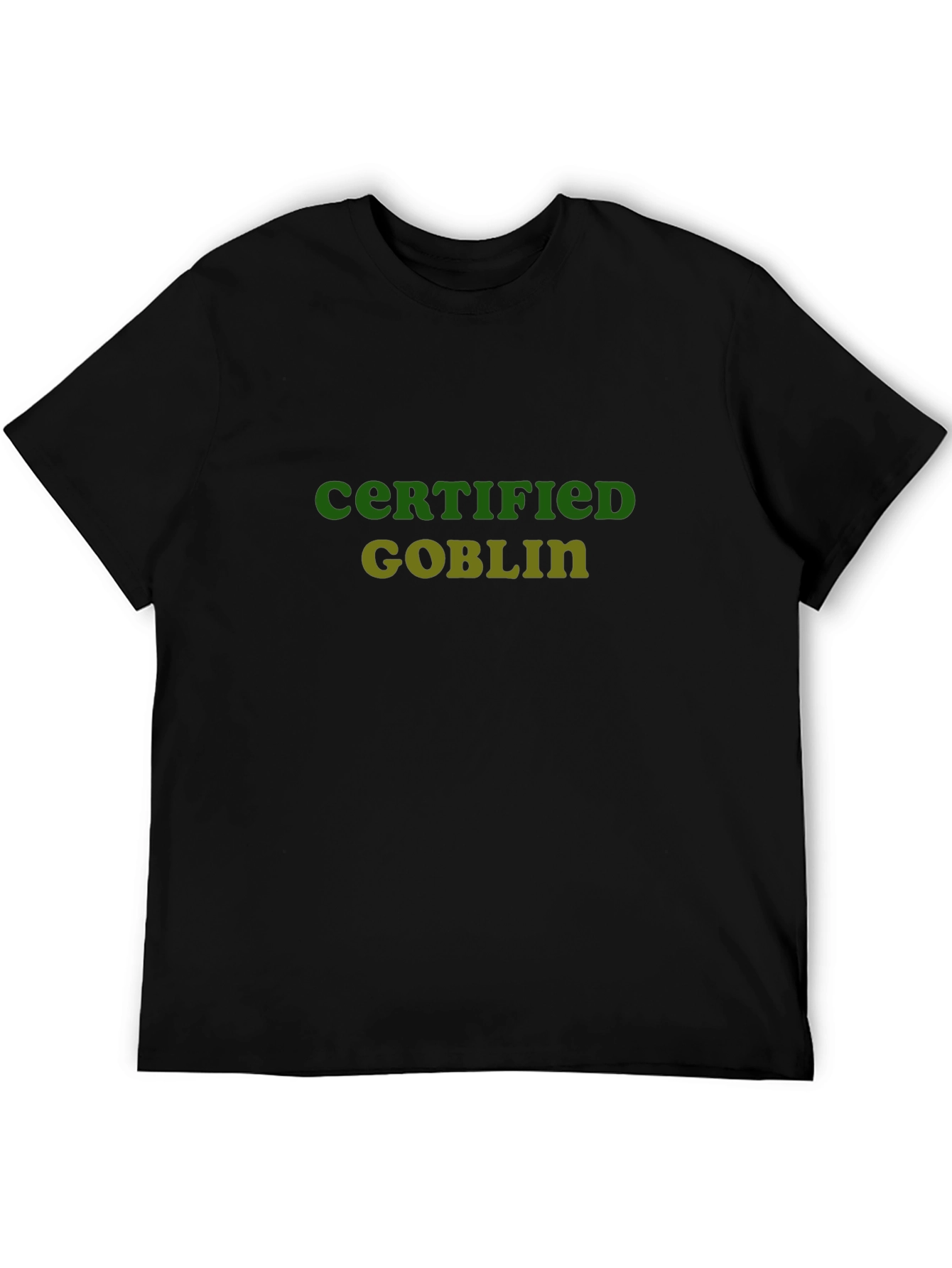 Certified Goblin T-Shirt - Funny Graphic Tee