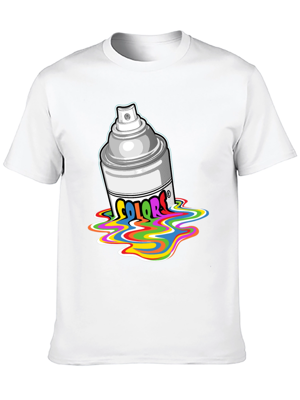 Colorful Spray Paint T-Shirt