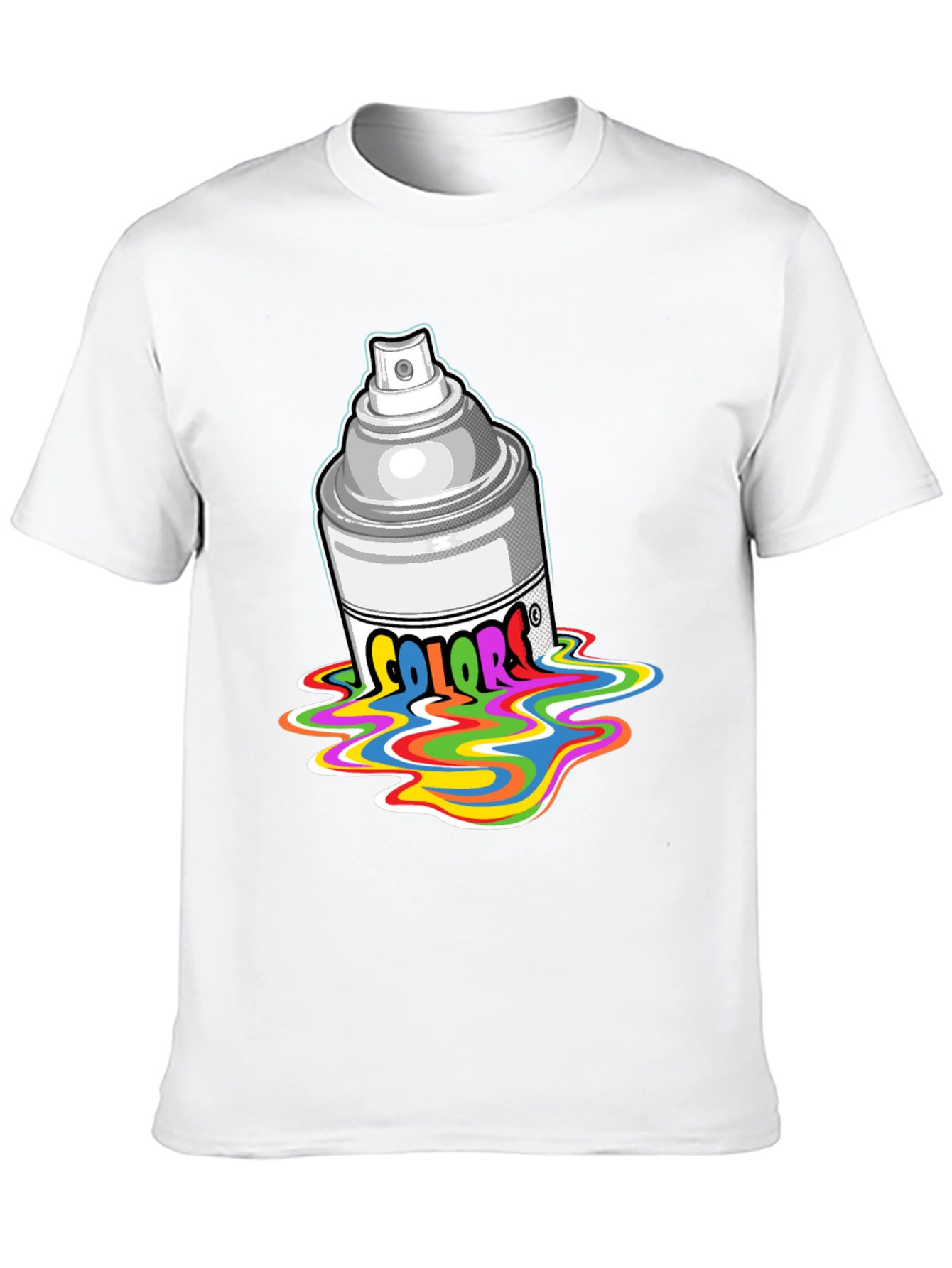 Colorful Spray Paint T-Shirt