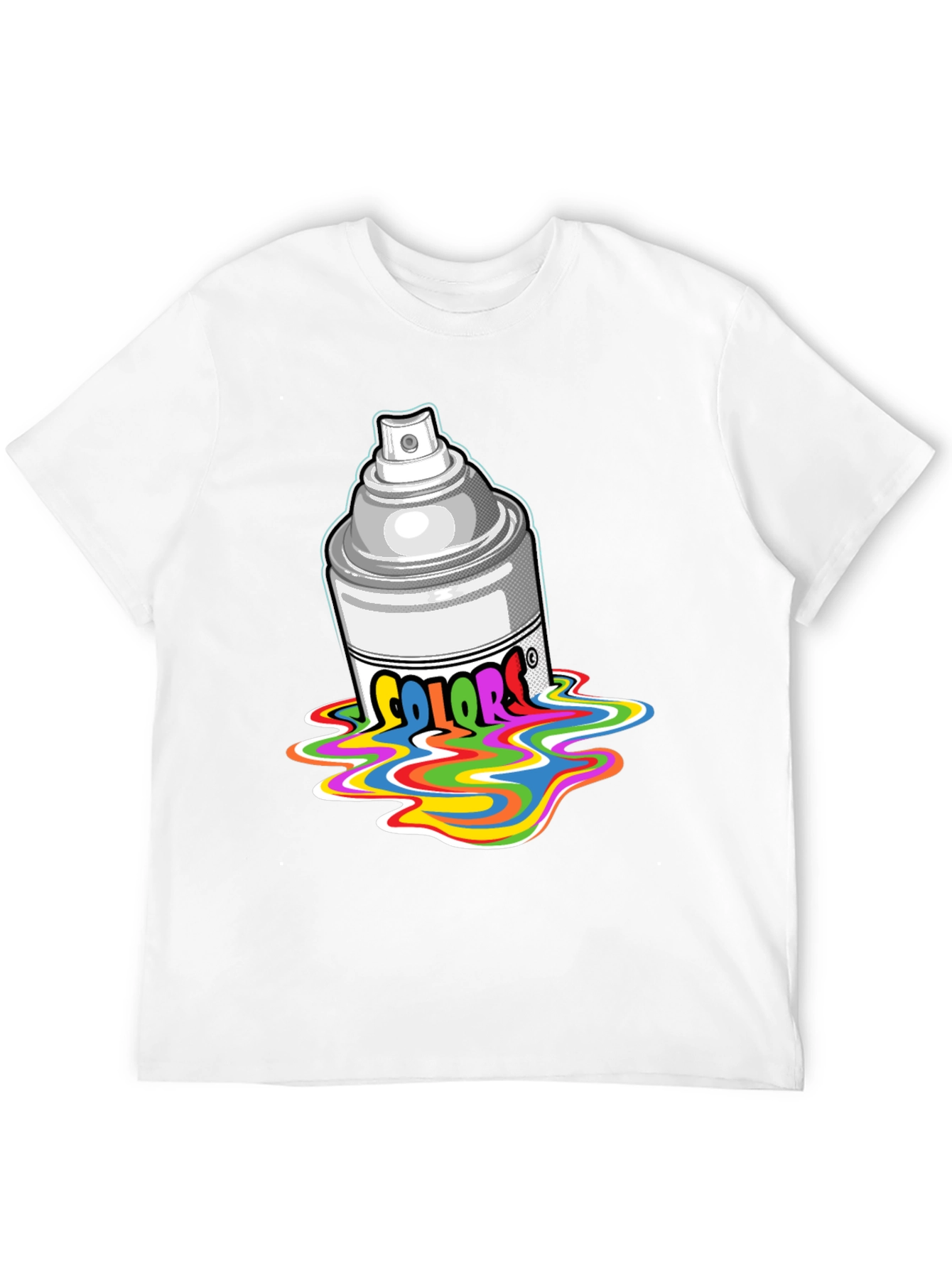 Colorful Spray Paint T-Shirt