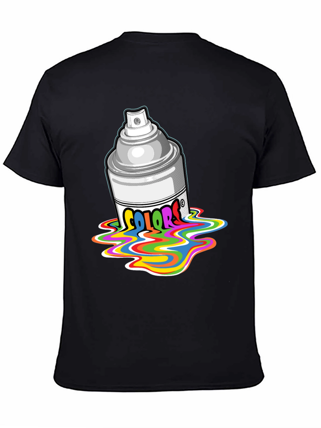 Colorful Spray Paint T-Shirt