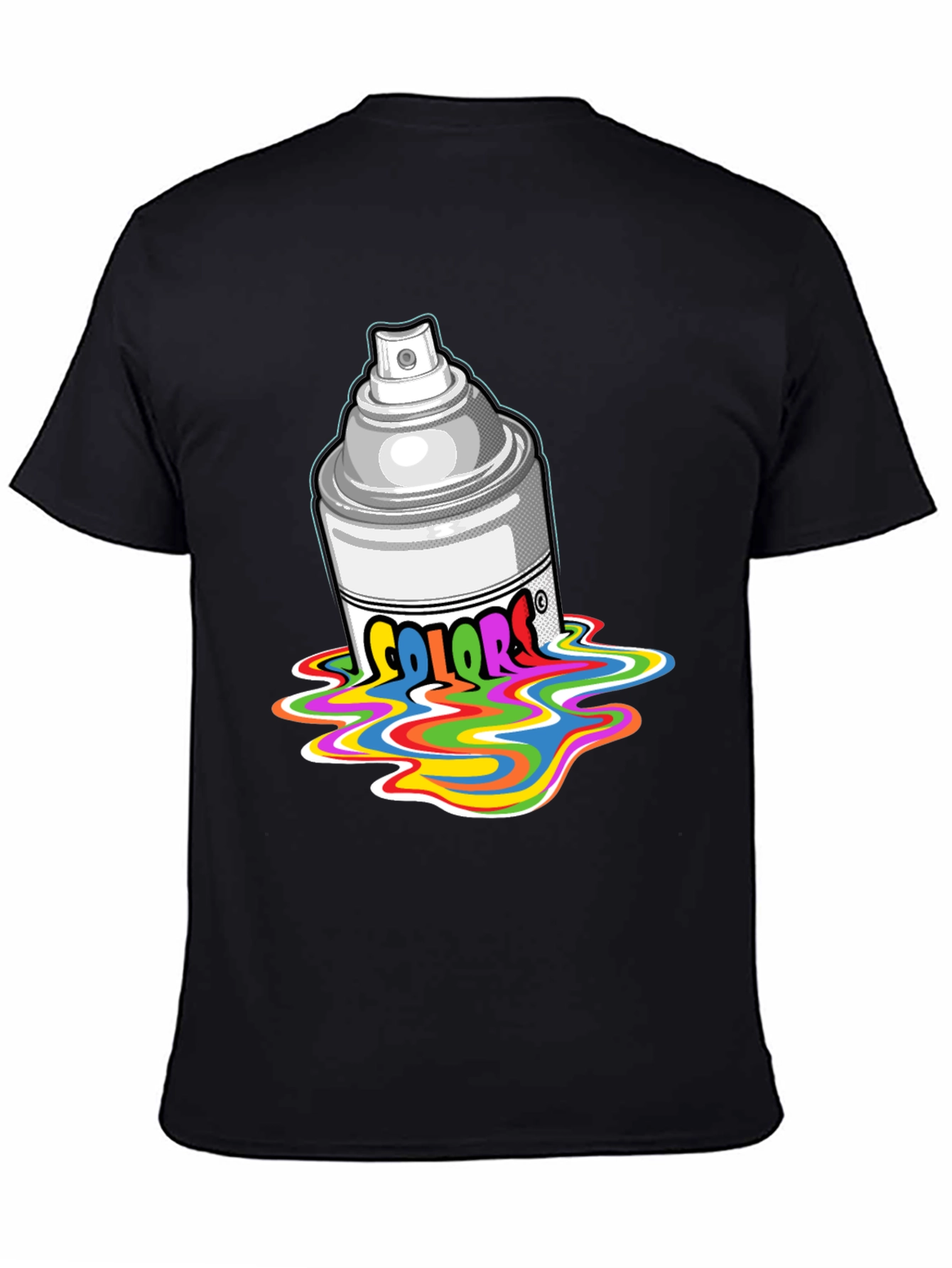 Colorful Spray Paint T-Shirt