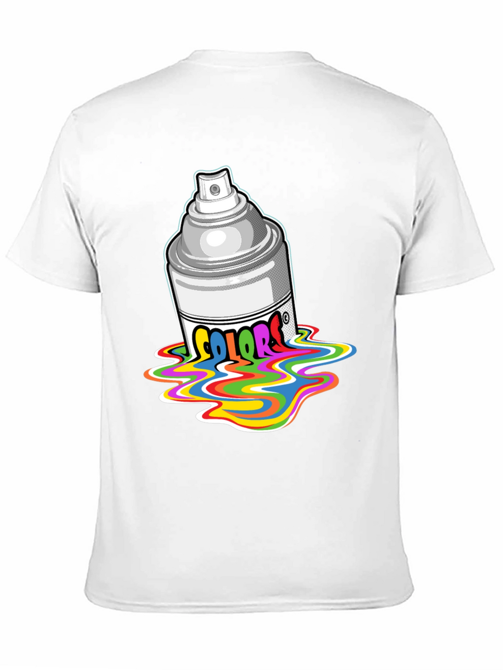 Colorful Spray Paint T-Shirt