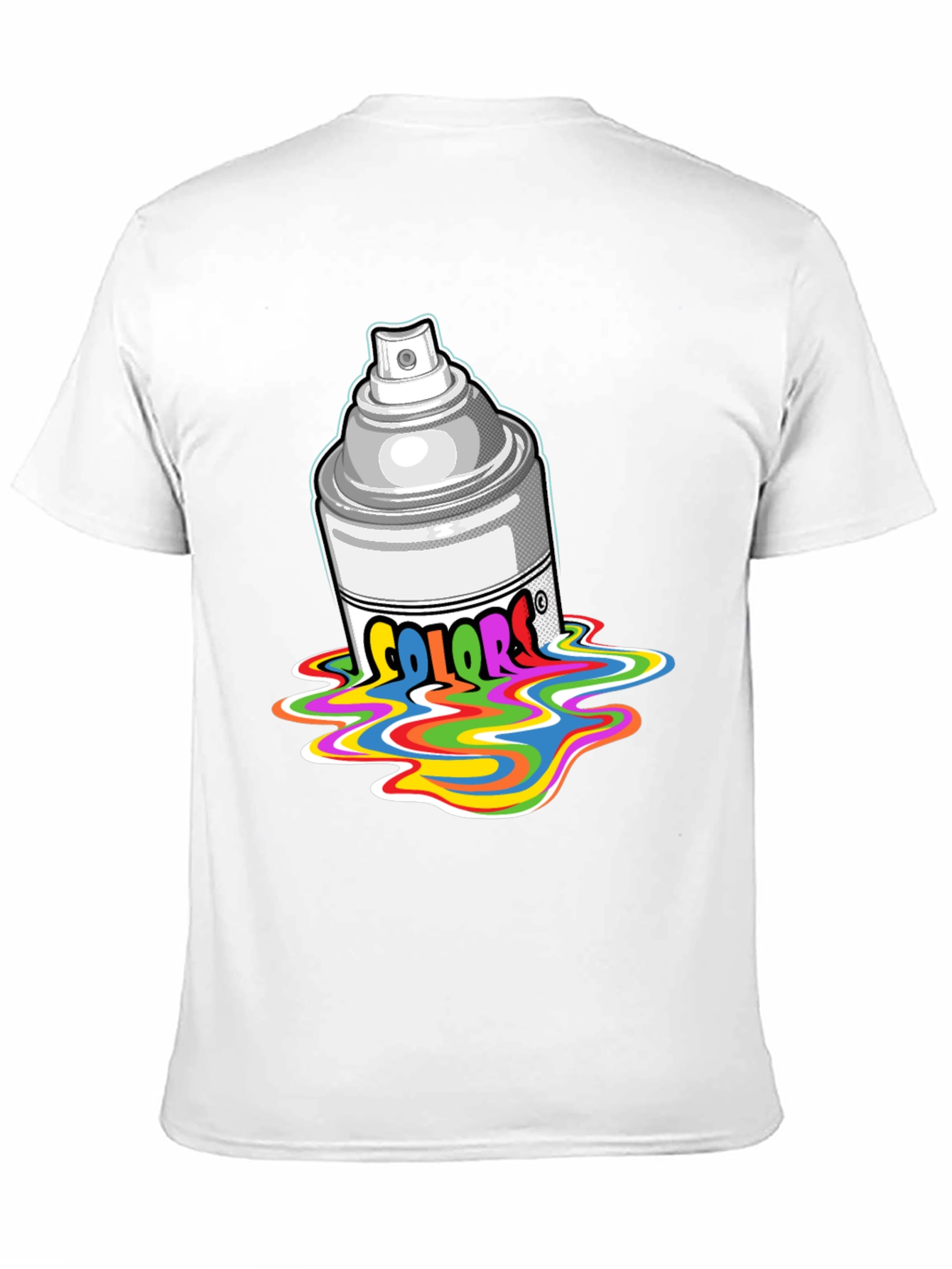 Colorful Spray Paint T-Shirt