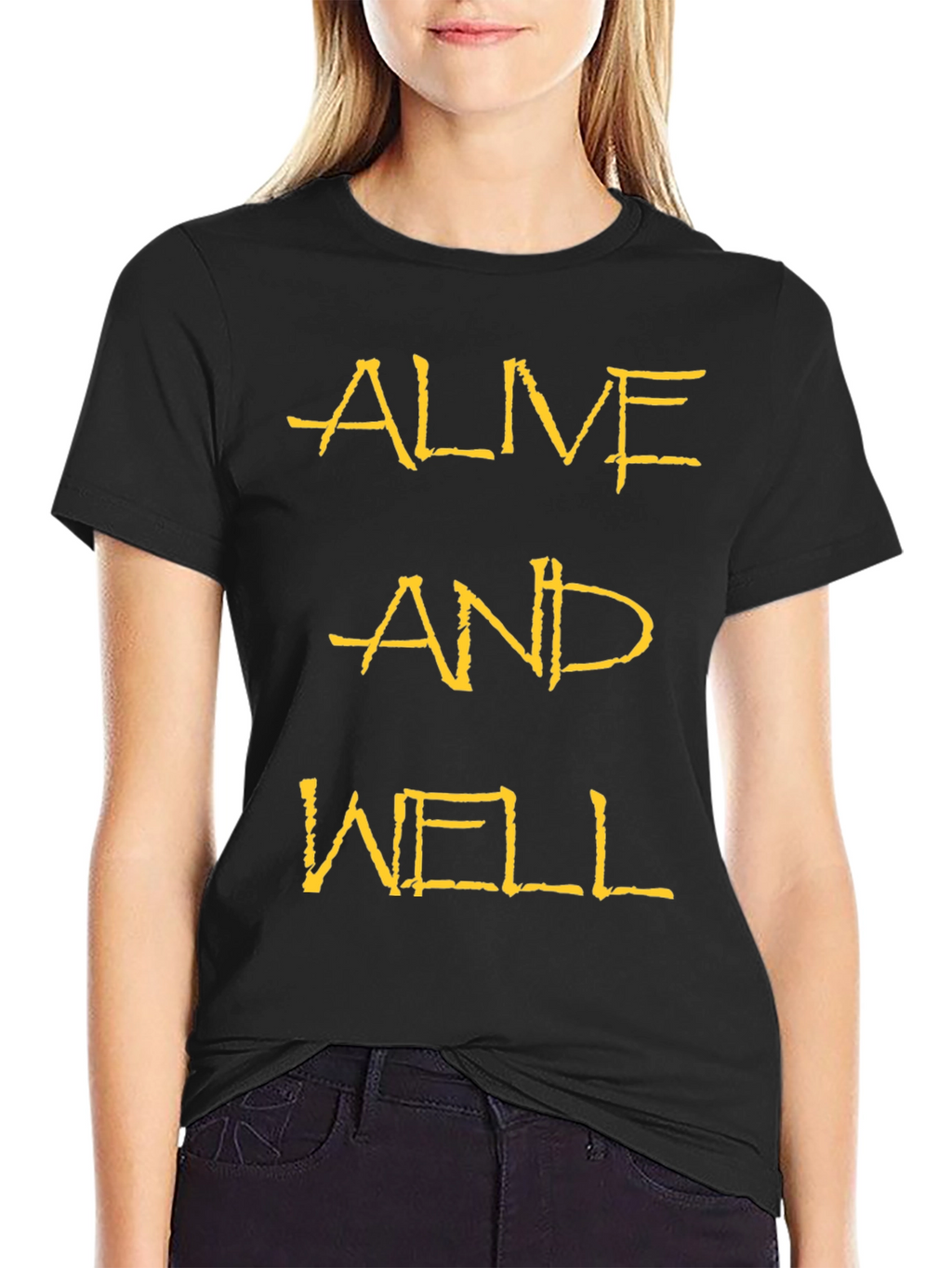 Alive and Well Graphic T-Shirt - Black