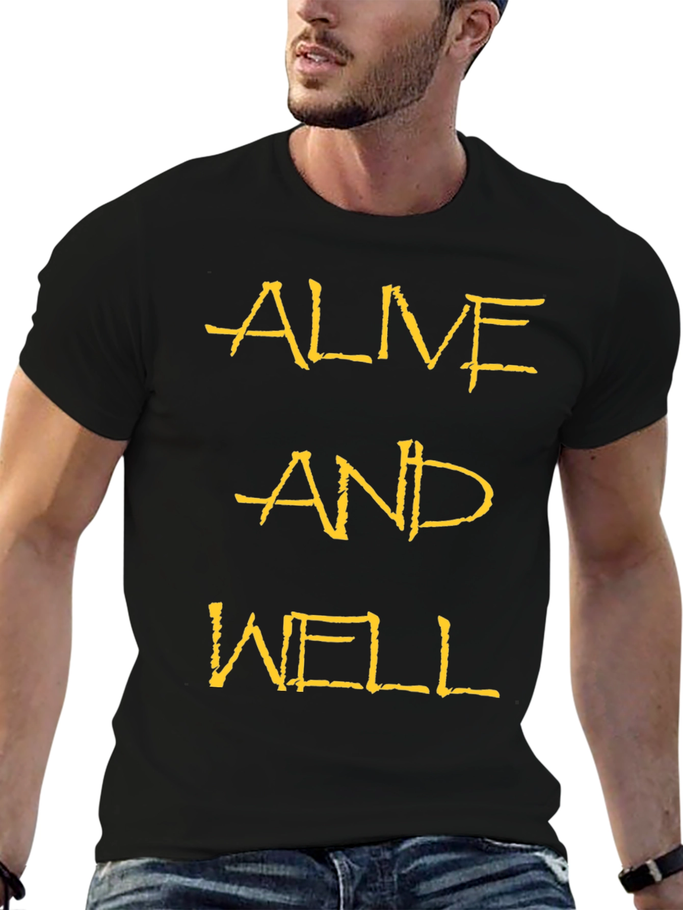 Alive and Well Graphic T-Shirt - Black