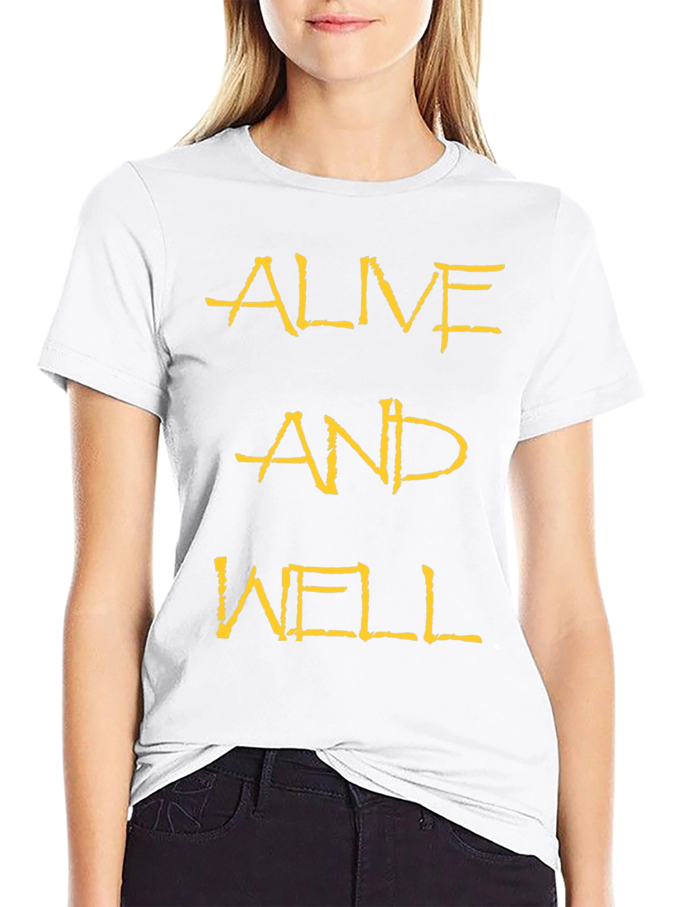 Alive and Well Graphic T-Shirt - Black