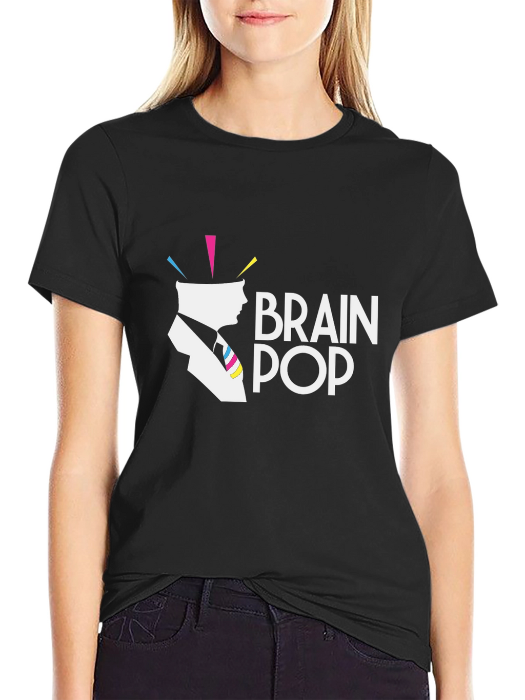 Brain Pop Graphic Tee - Modern Art T-Shirt