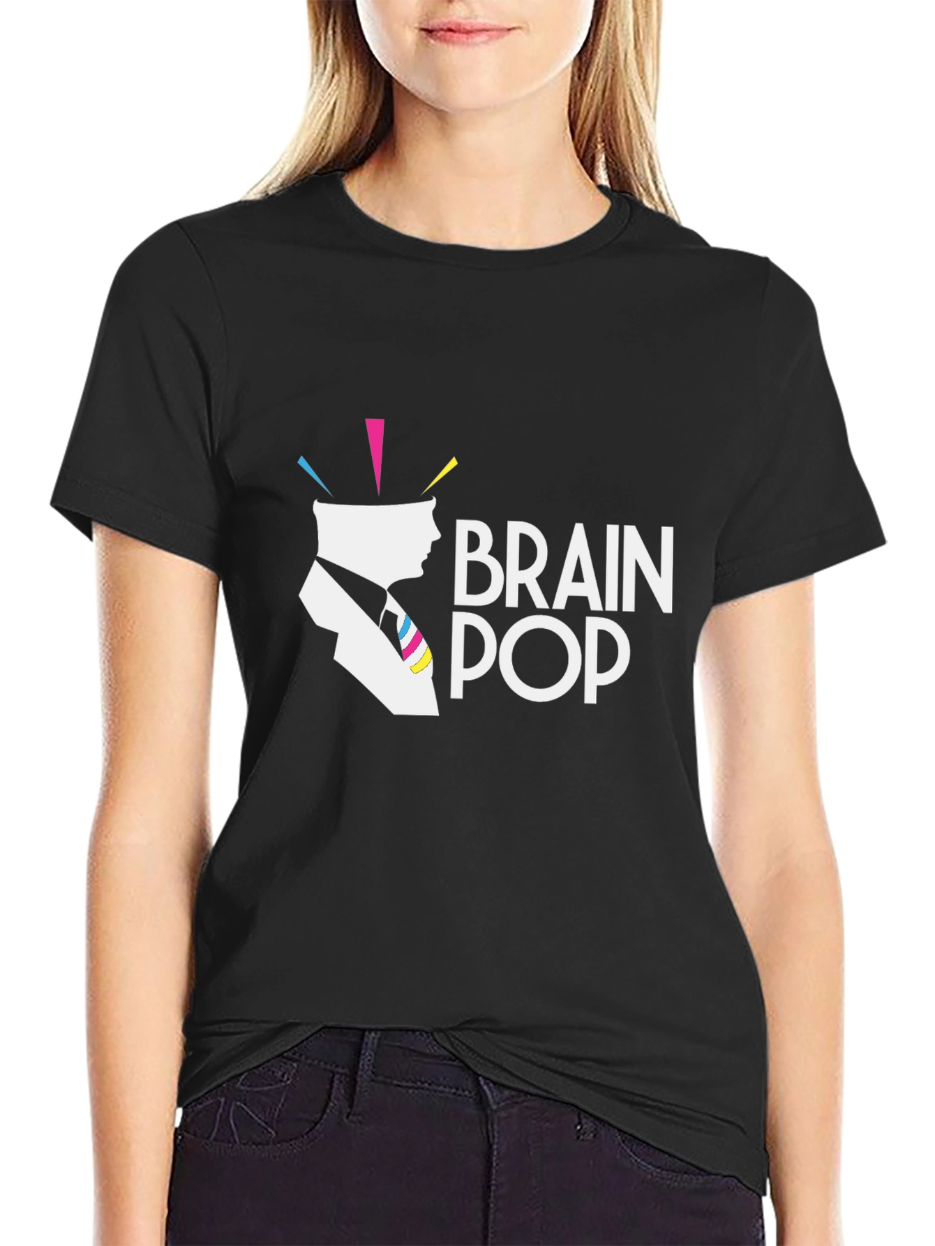 Brain Pop Graphic Tee - Modern Art T-Shirt