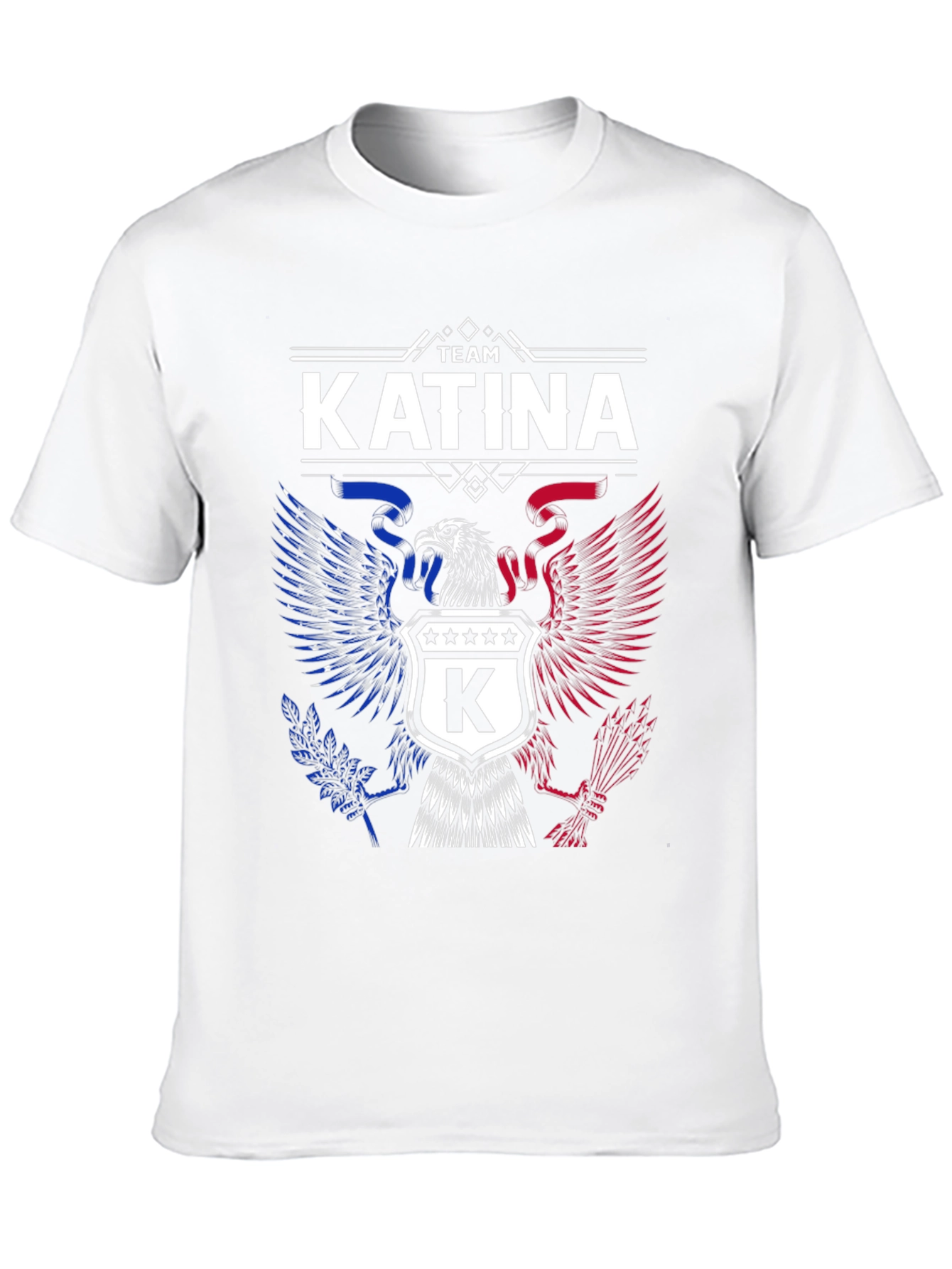 Team Katina Graphic T-Shirt - Patriotic Eagle Design