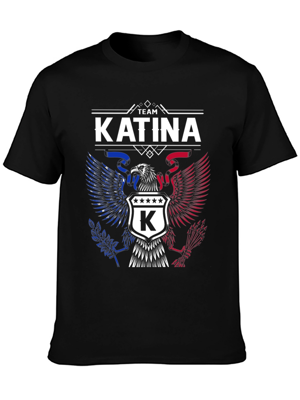 Team Katina Graphic T-Shirt - Patriotic Eagle Design