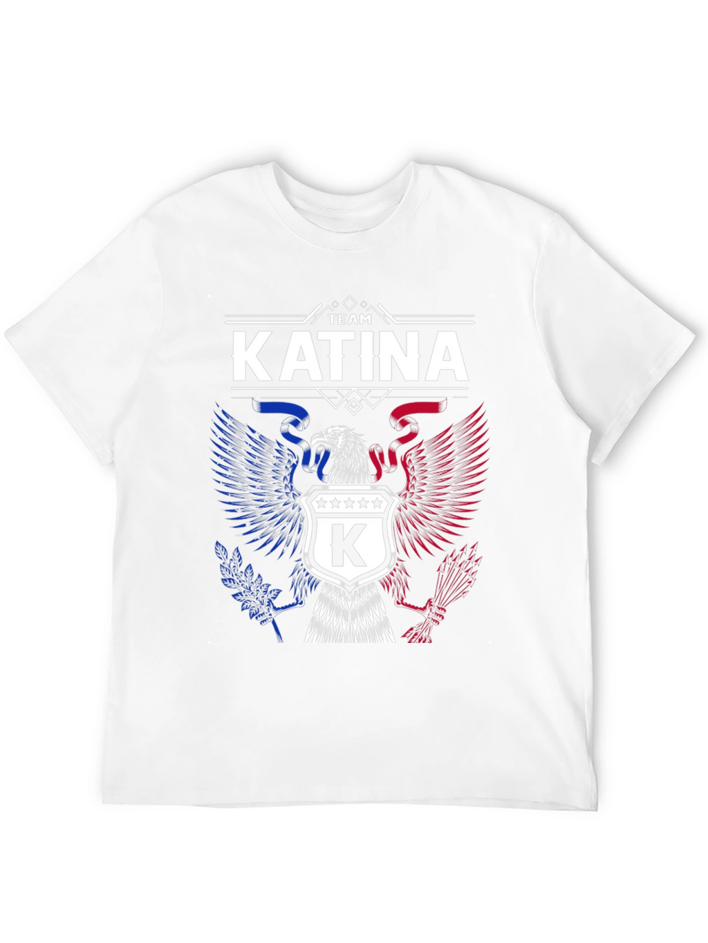 Team Katina Graphic T-Shirt - Patriotic Eagle Design