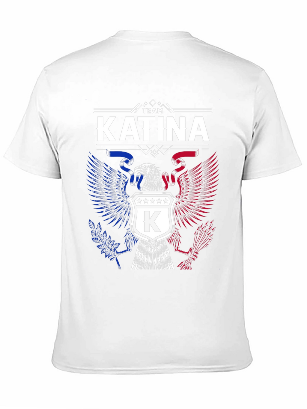 Team Katina Graphic T-Shirt - Patriotic Eagle Design