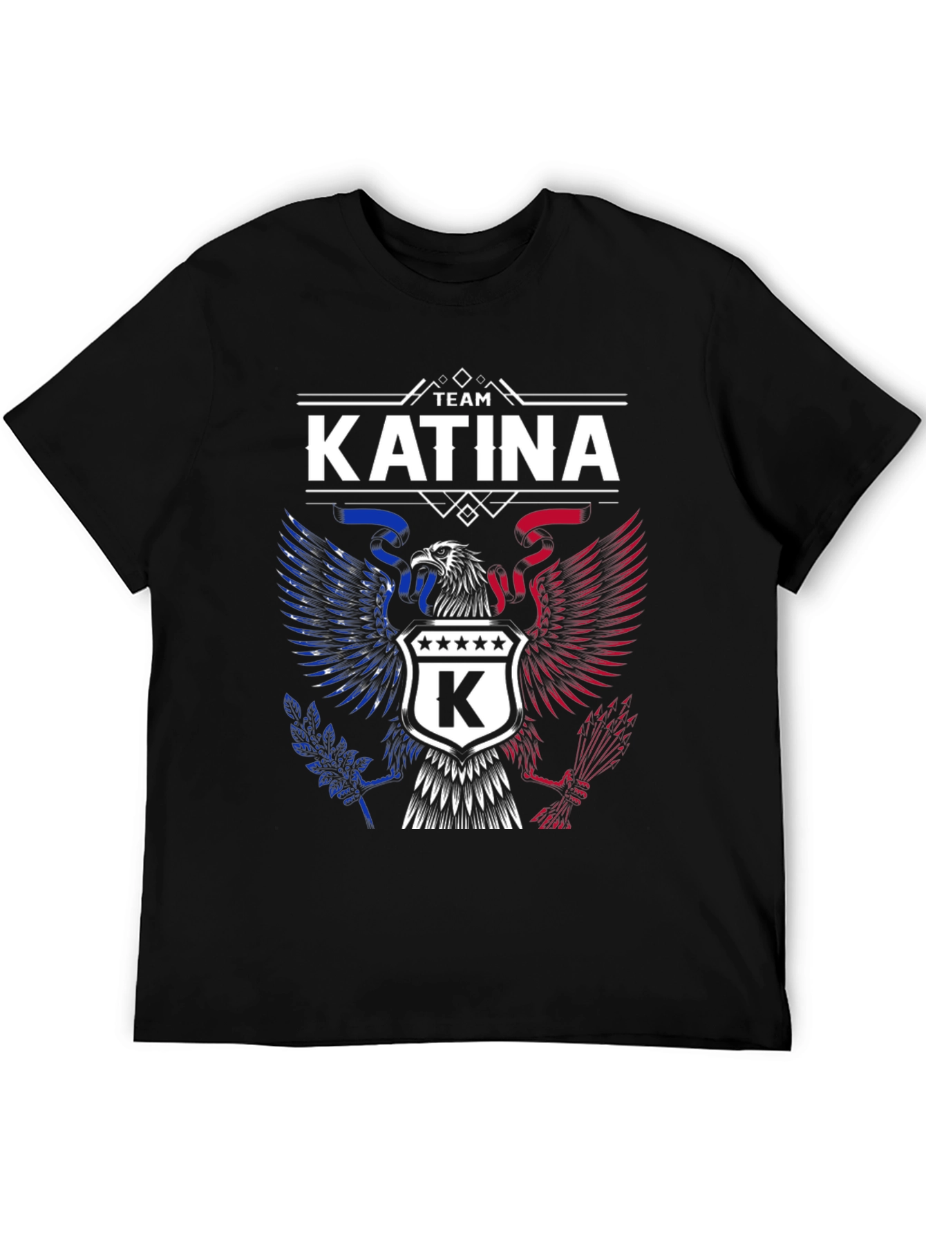 Team Katina Graphic T-Shirt - Patriotic Eagle Design