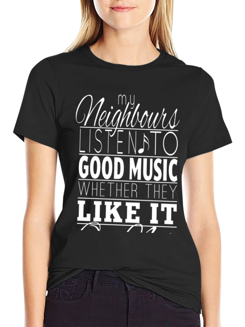 Funny My Neighbours Music T-Shirt