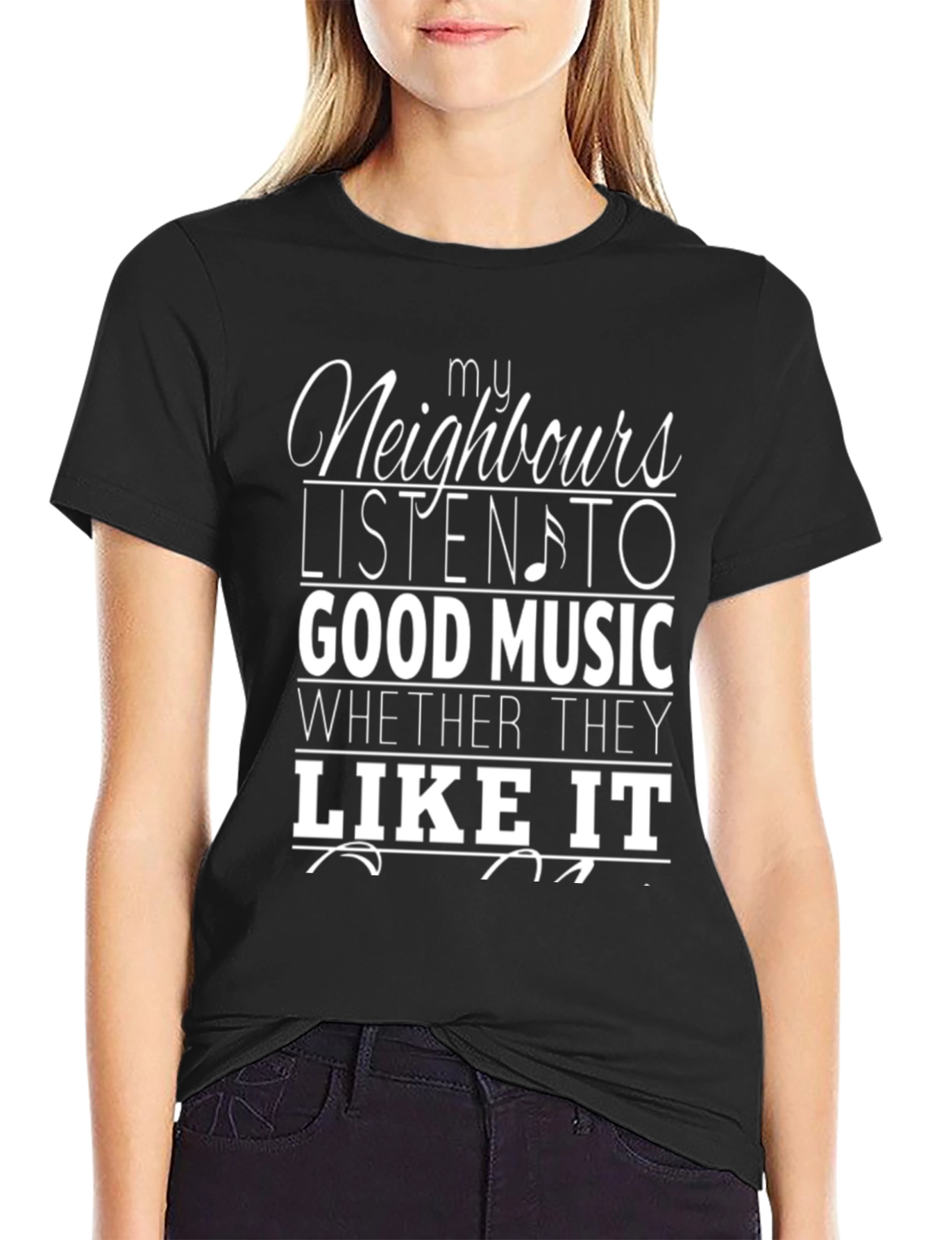 Funny My Neighbours Music T-Shirt