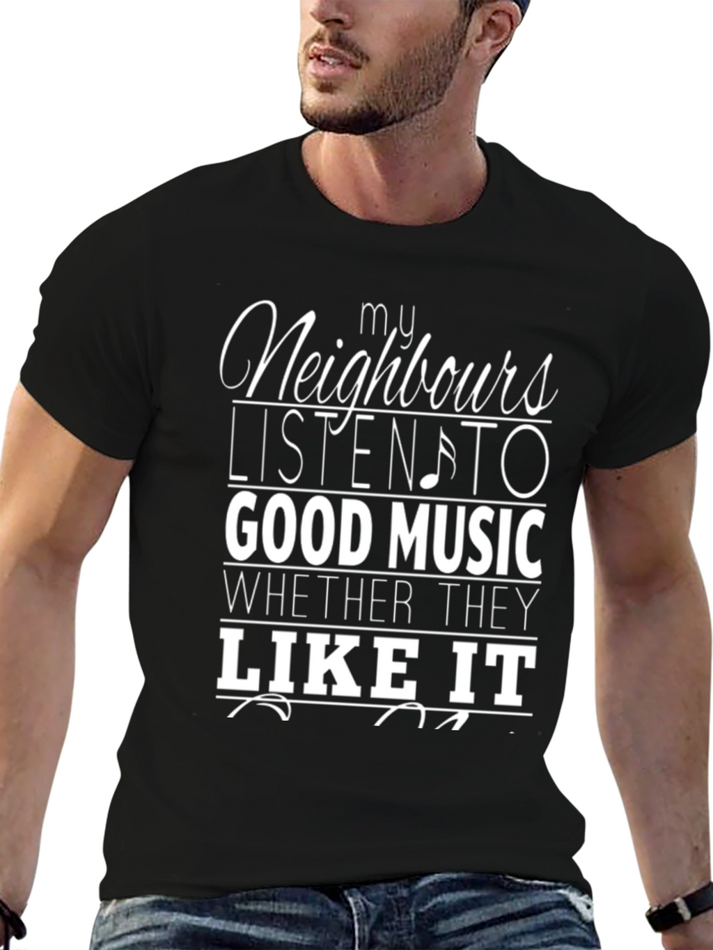 Funny My Neighbours Music T-Shirt