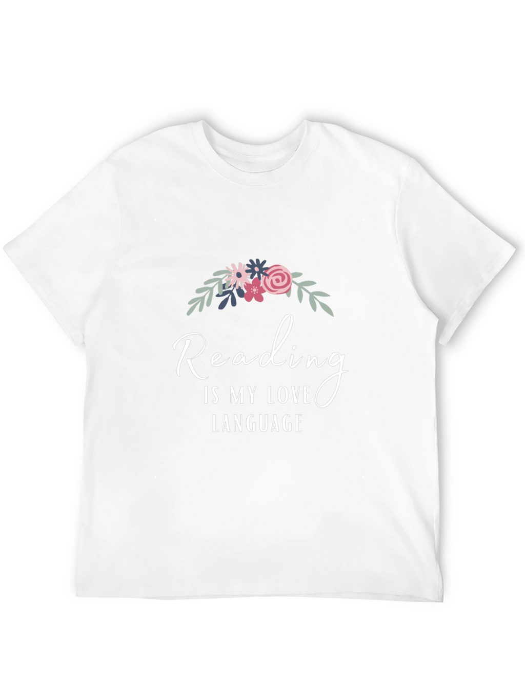 Reading is My Love Language Black T-Shirt