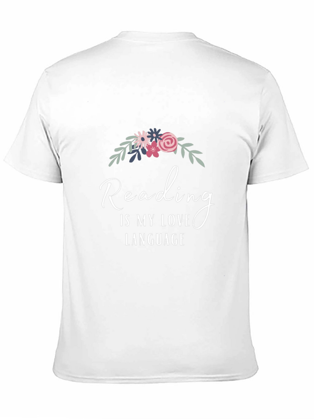 Reading is My Love Language Black T-Shirt