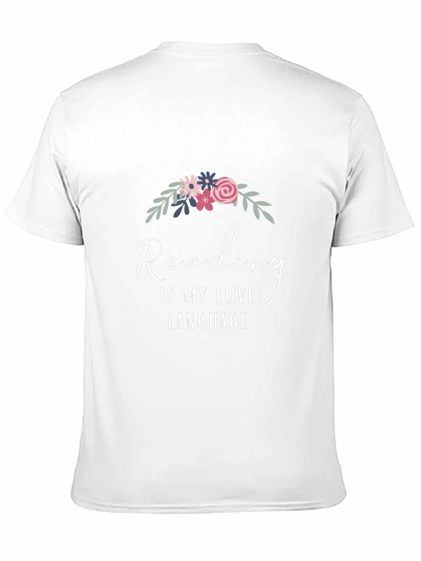 Reading is My Love Language Black T-Shirt