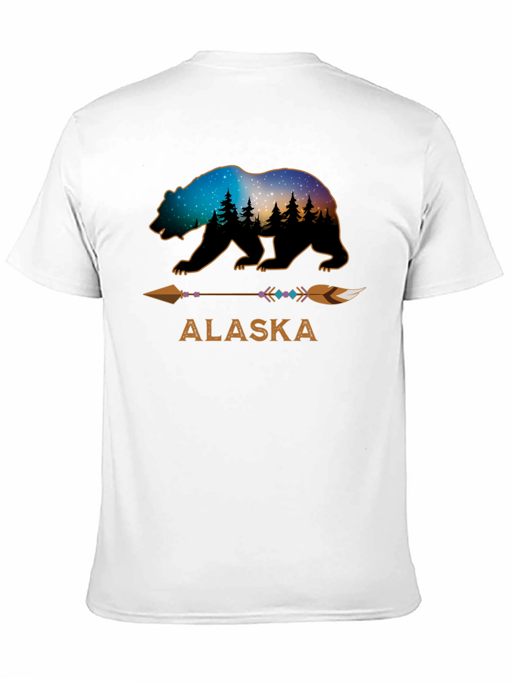 Alaska Bear Arrow Graphic T-Shirt