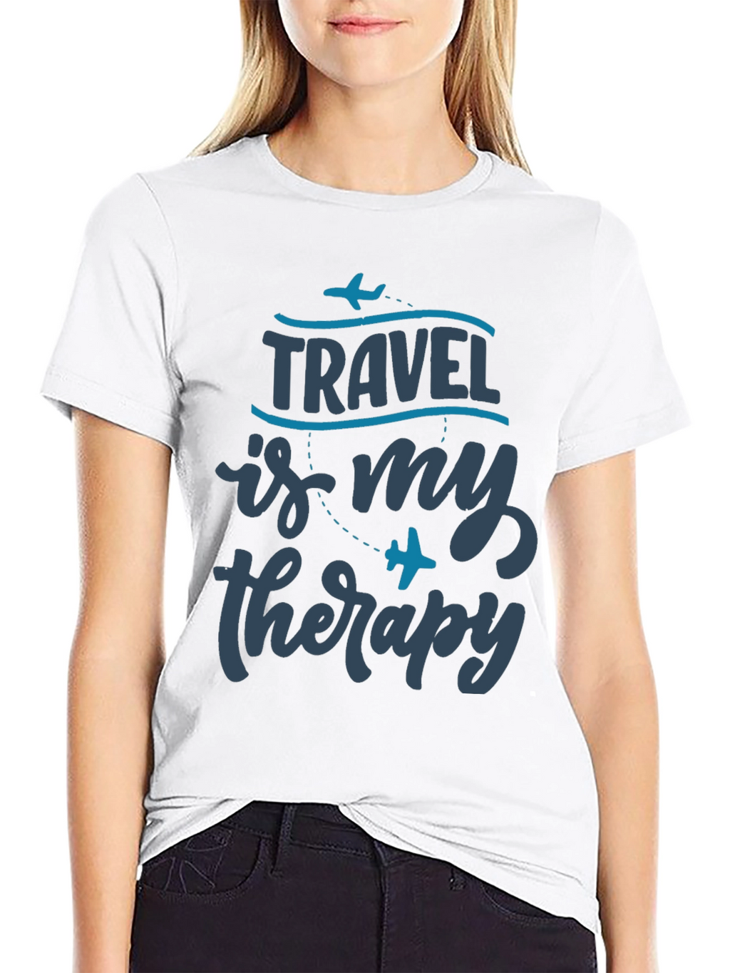 Travel is My Therapy Graphic Tee