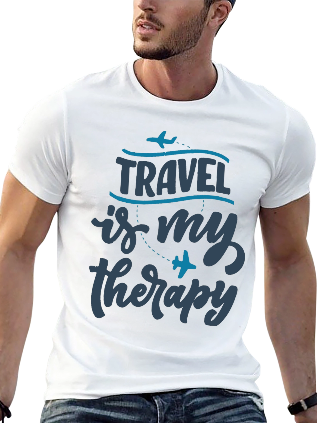 Travel is My Therapy Graphic Tee