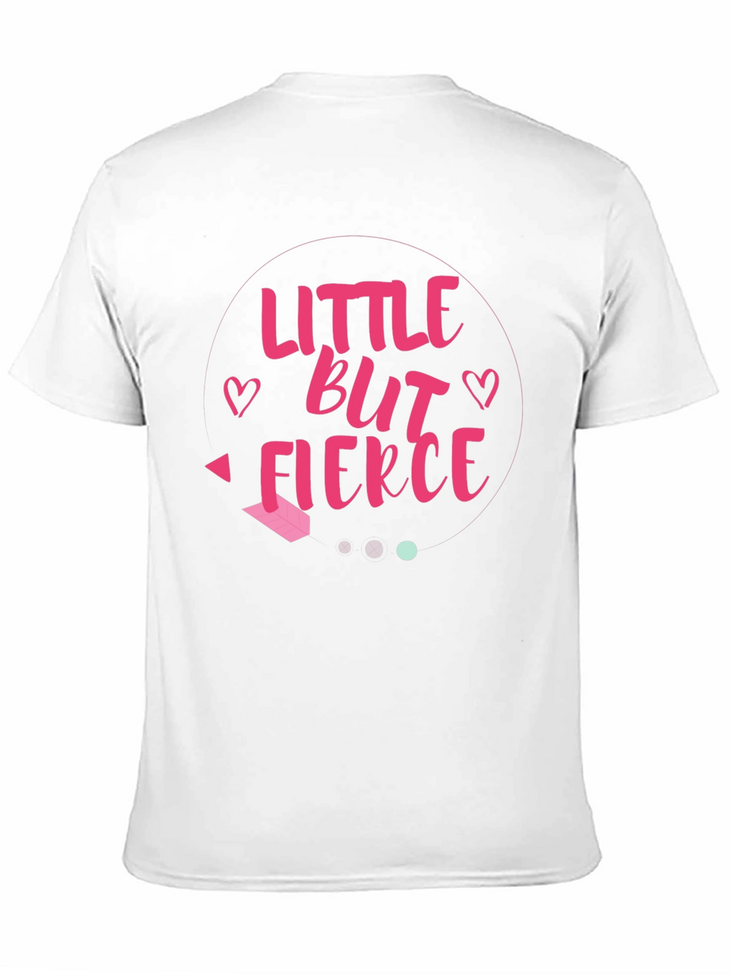 Little But Fierce Graphic Tee - Black Cotton Shirt