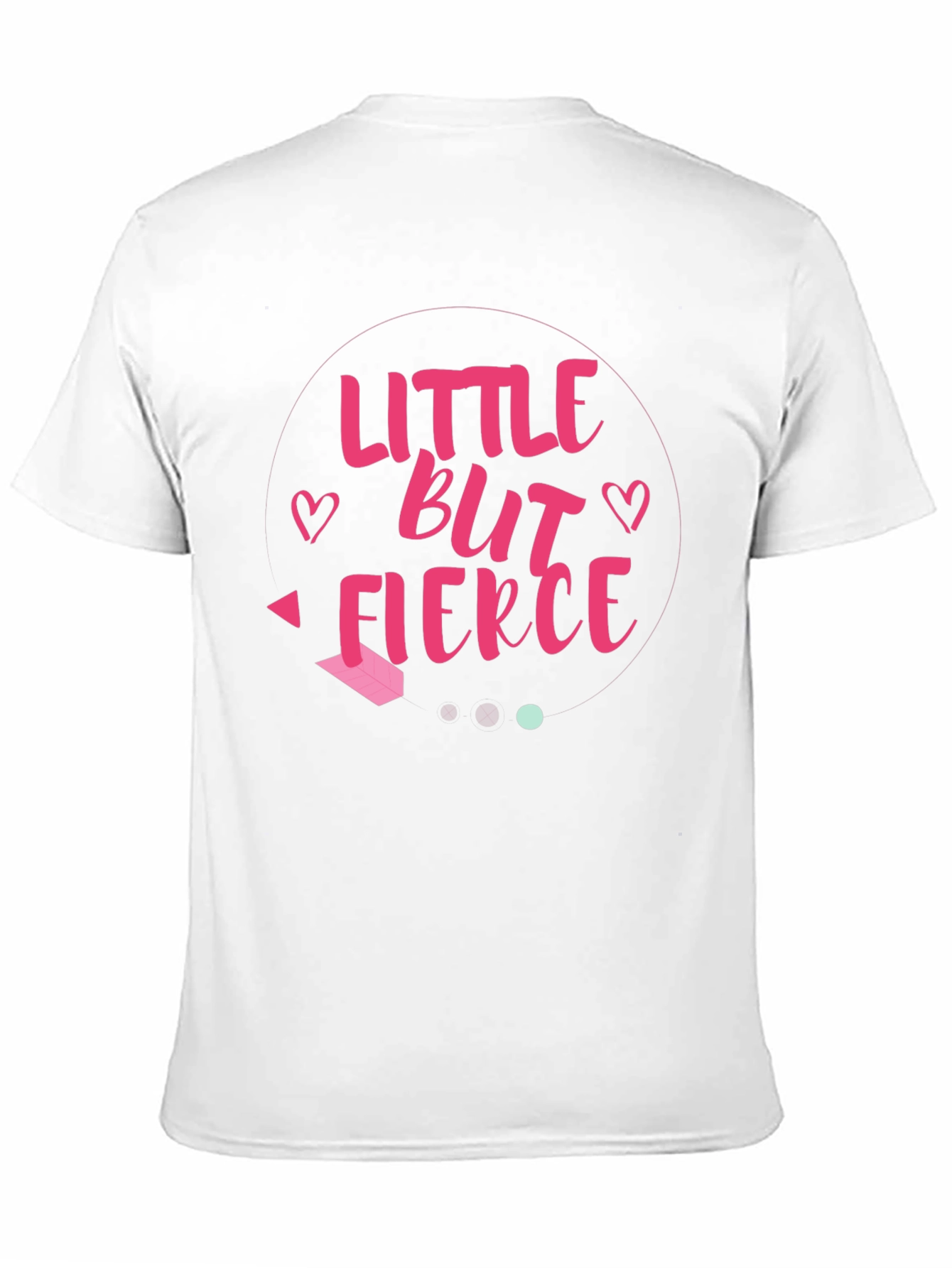 Little But Fierce Graphic Tee - Black Cotton Shirt