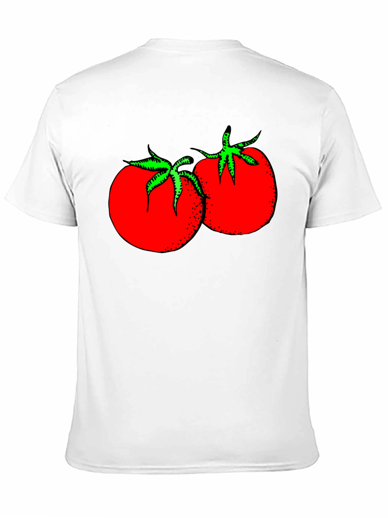 Tomato Graphic Black T-Shirt