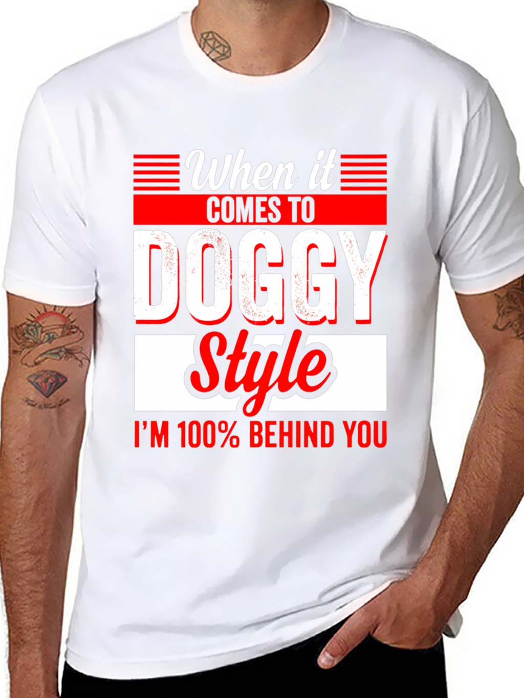 Doggy Style Mens Graphic T-Shirt