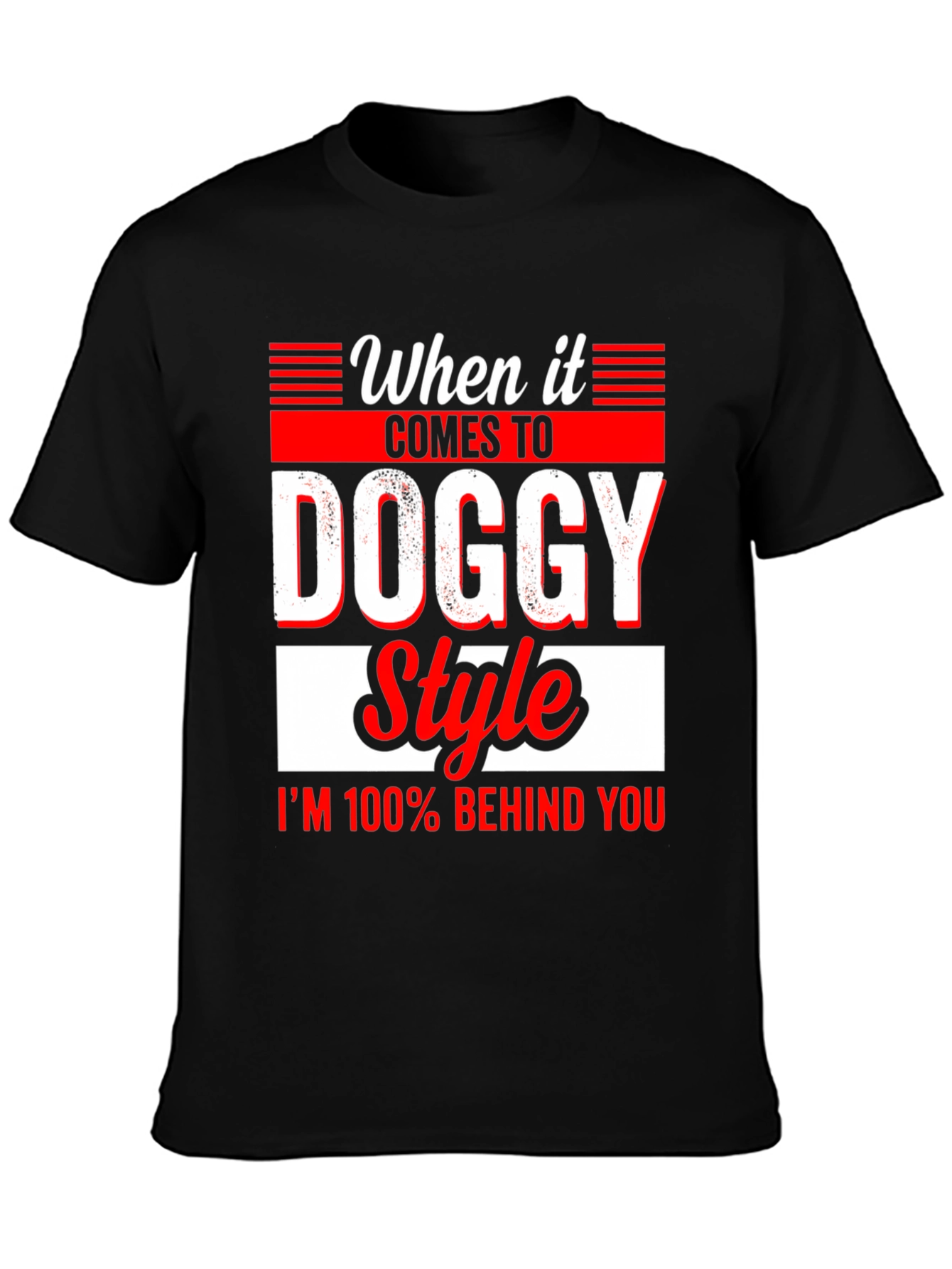 Doggy Style Mens Graphic T-Shirt