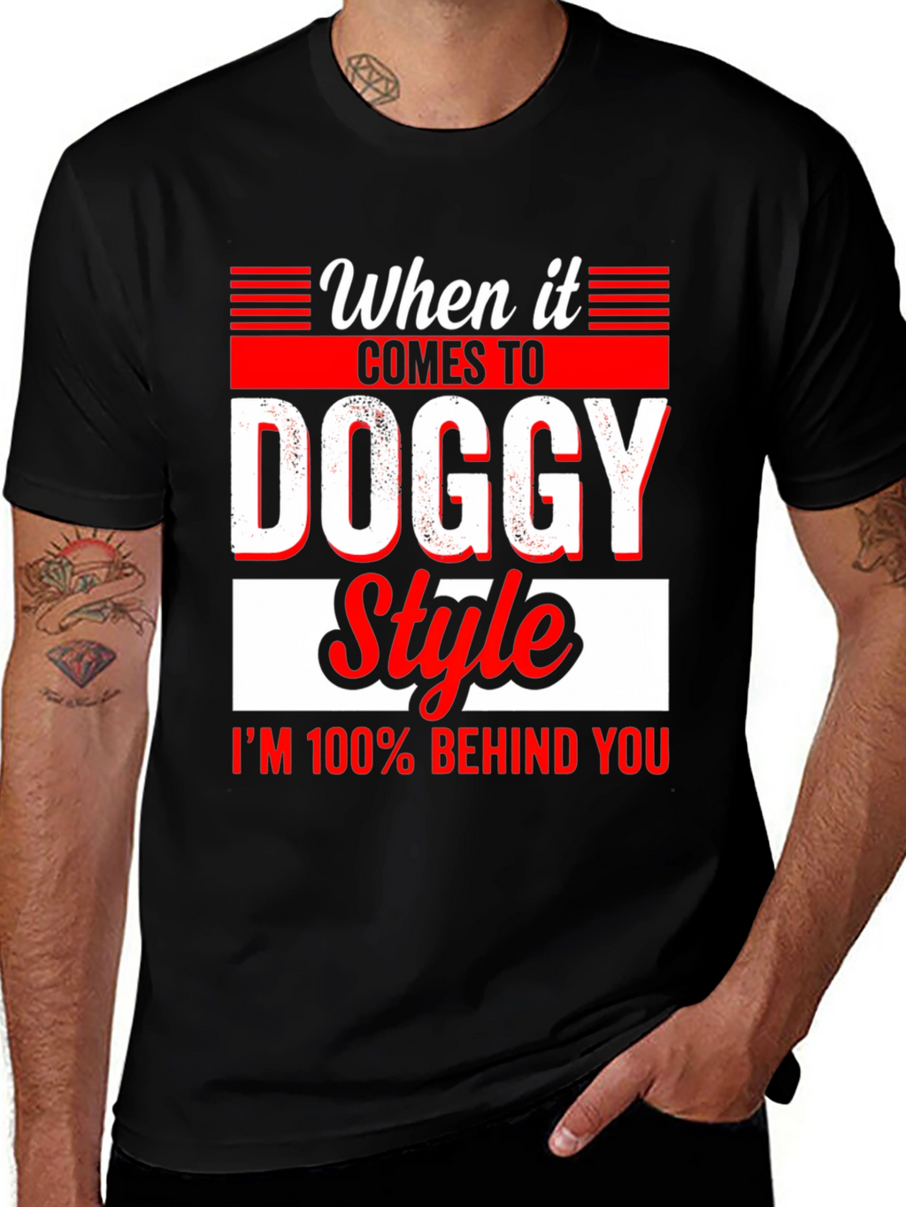 Doggy Style Mens Graphic T-Shirt