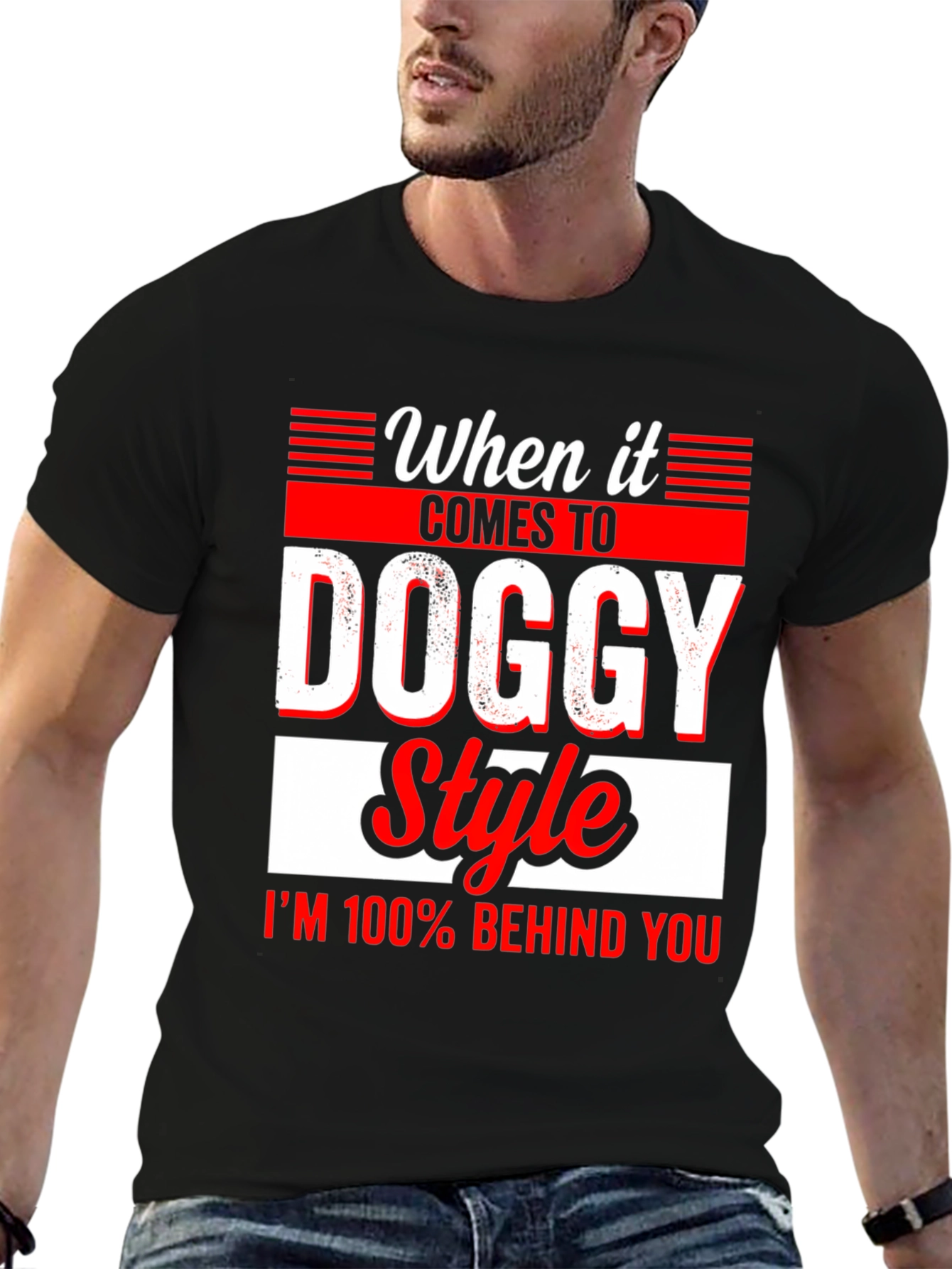 Doggy Style Mens Graphic T-Shirt