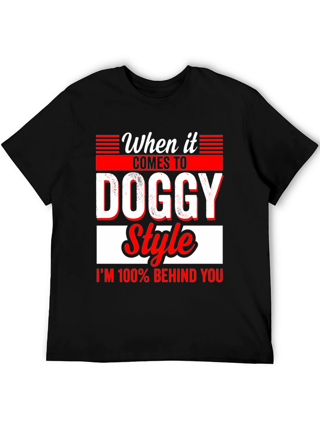 Doggy Style Mens Graphic T-Shirt