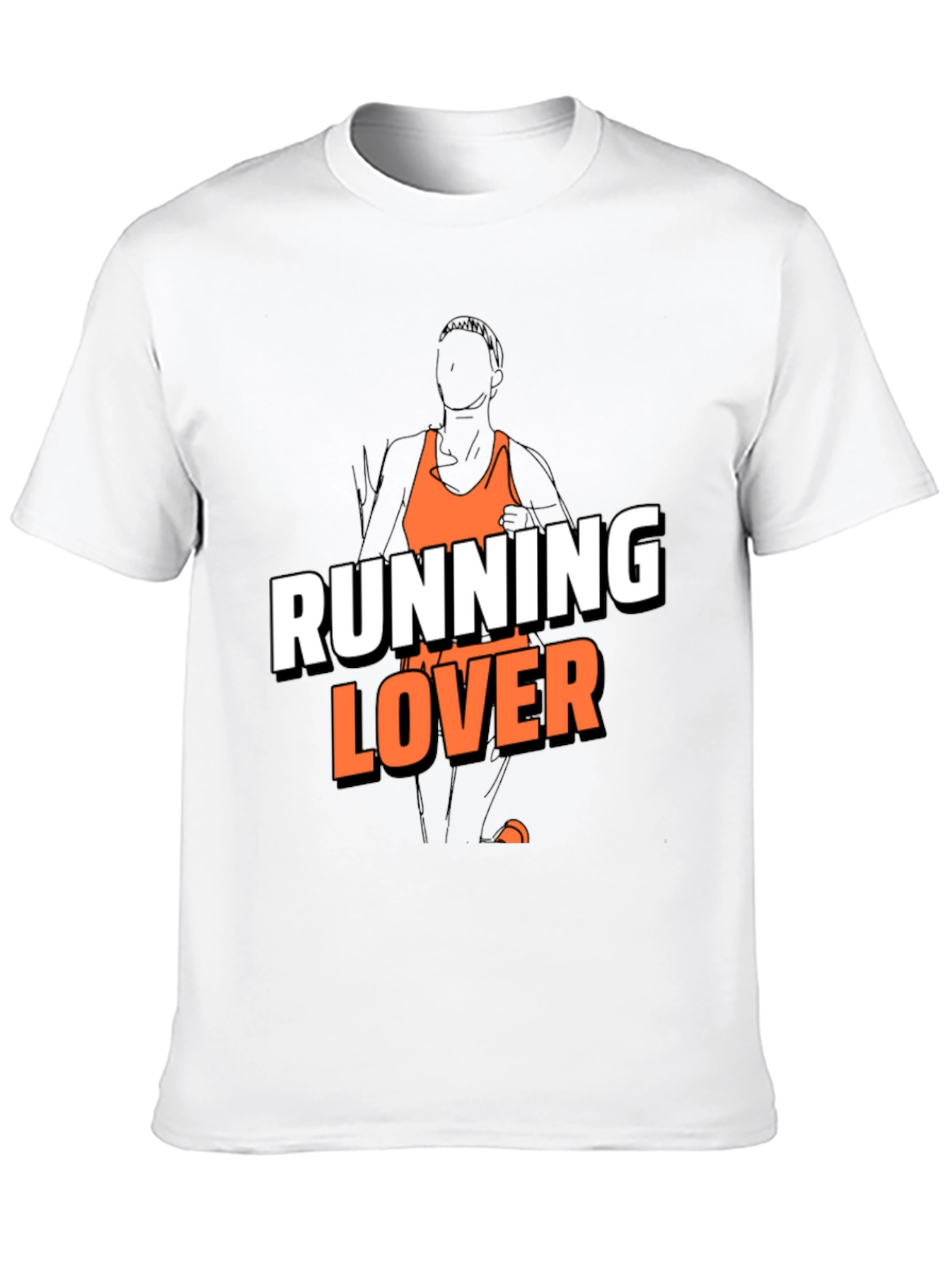 Running Lover Graphic T-Shirt - Black