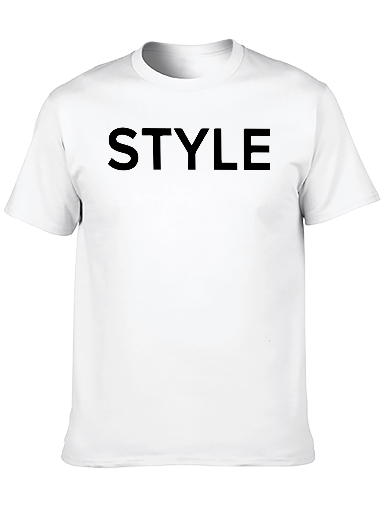 Mens Black Style Tee - Casual Fashion