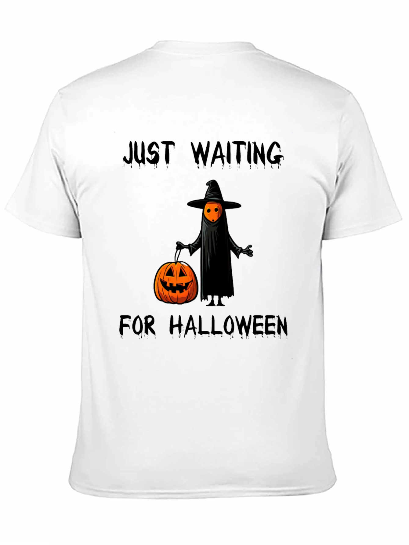 Halloween Waiting T-Shirt - Ghost Pumpkin