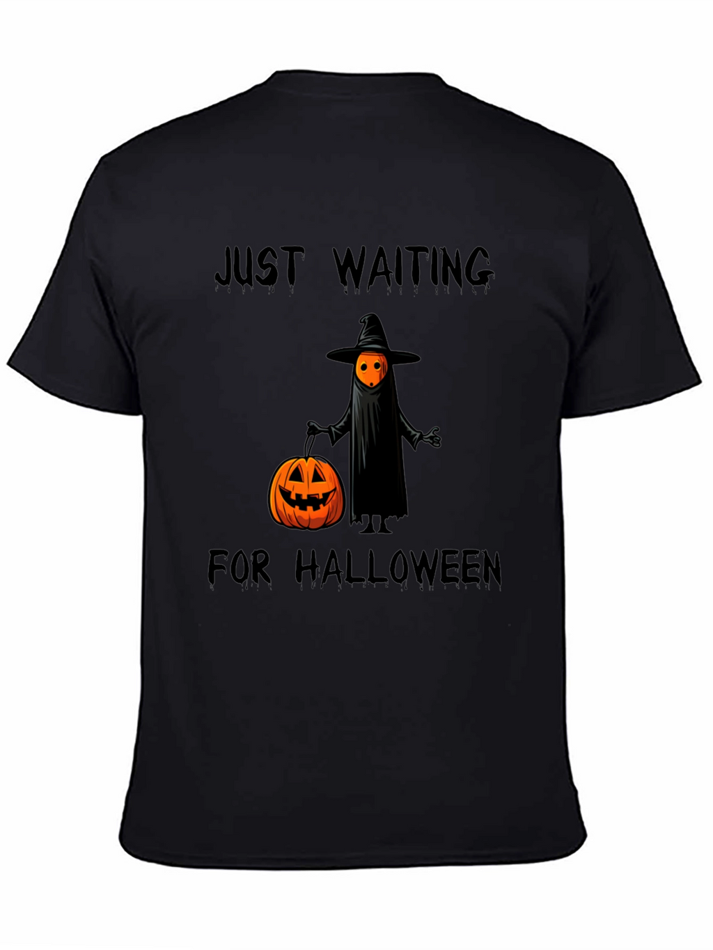 Halloween Waiting T-Shirt - Ghost Pumpkin