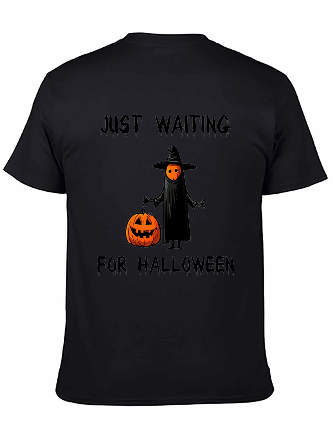 Halloween Waiting T-Shirt - Ghost Pumpkin