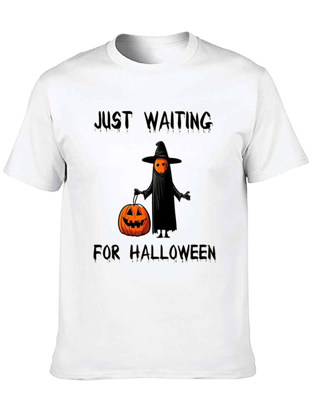 Halloween Waiting T-Shirt - Ghost Pumpkin