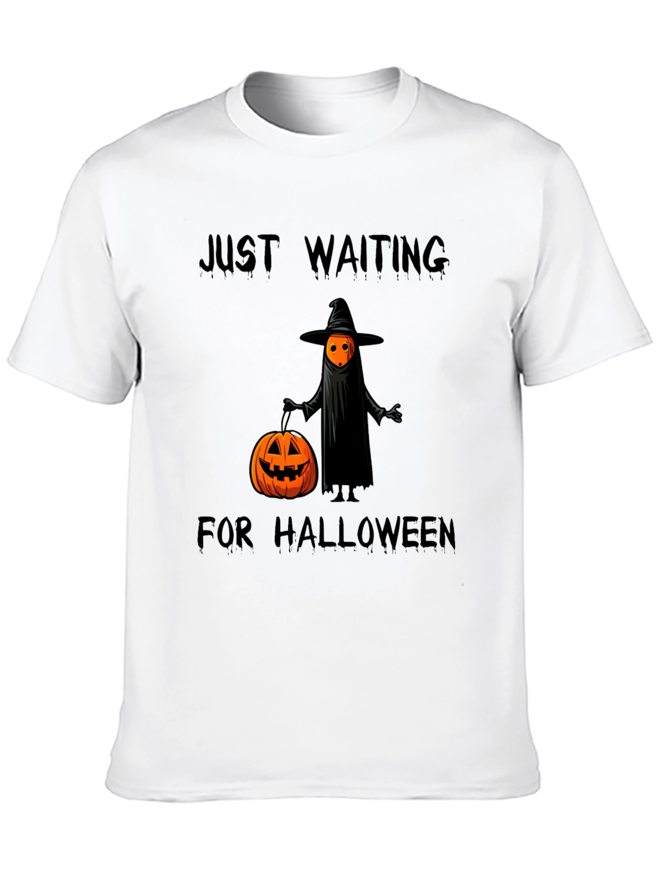 Halloween Waiting T-Shirt - Ghost Pumpkin