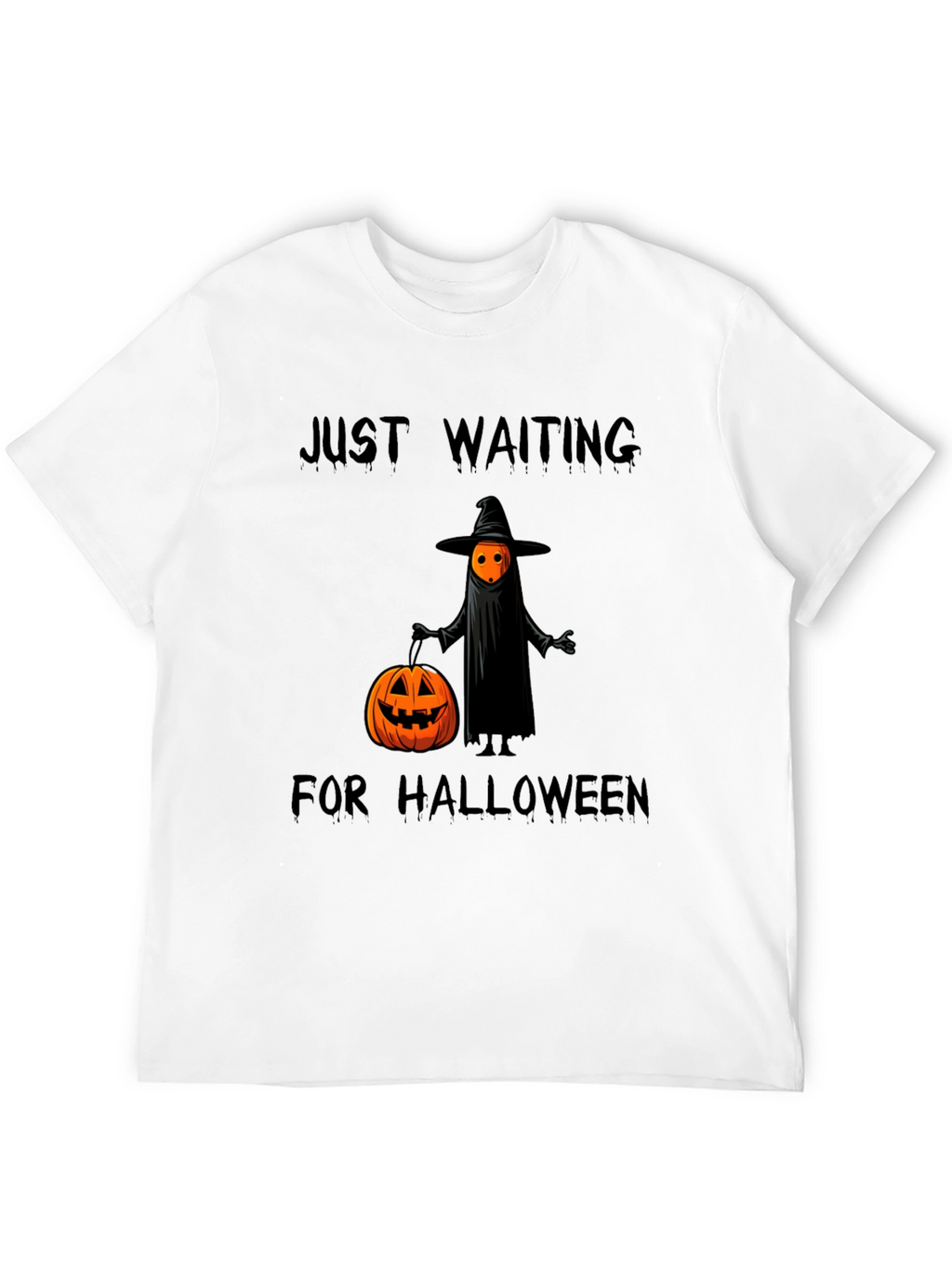 Halloween Waiting T-Shirt - Ghost Pumpkin