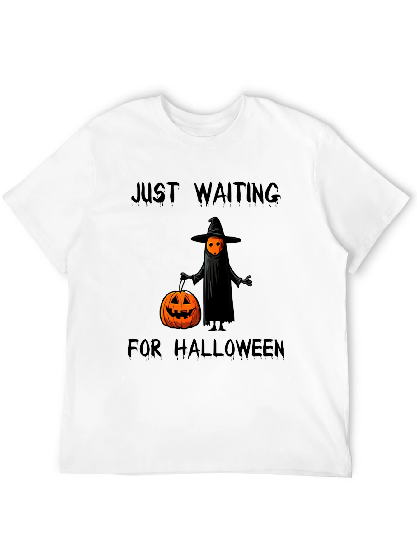 Halloween Waiting T-Shirt - Ghost Pumpkin