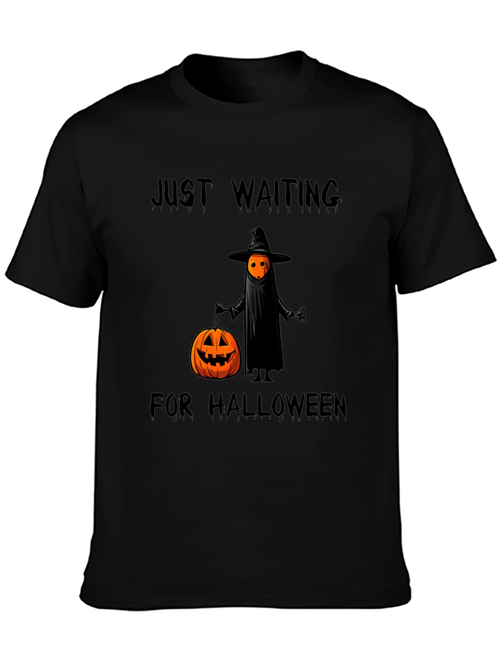 Halloween Waiting T-Shirt - Ghost Pumpkin