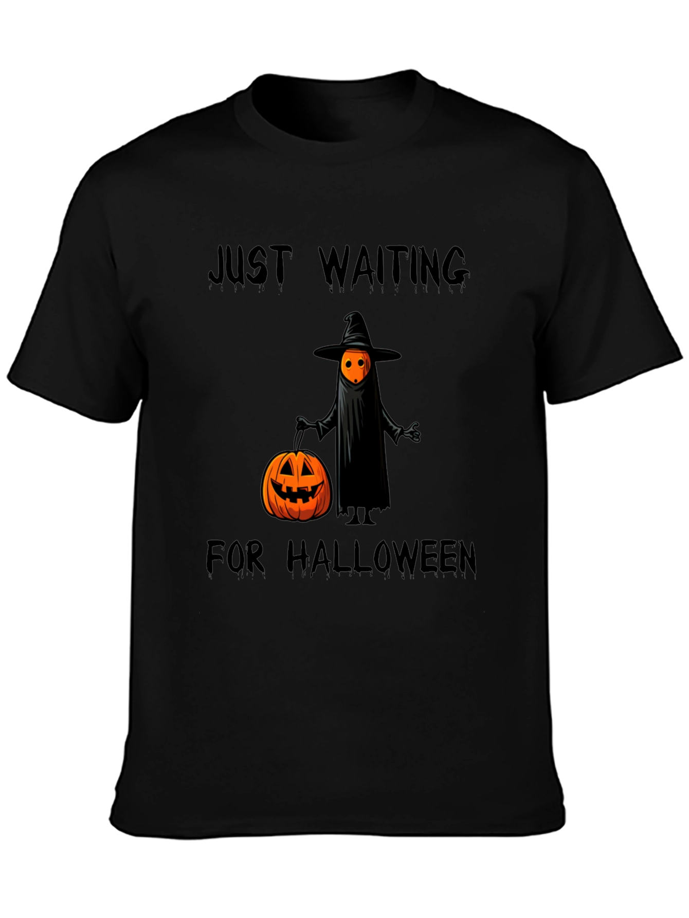 Halloween Waiting T-Shirt - Ghost Pumpkin