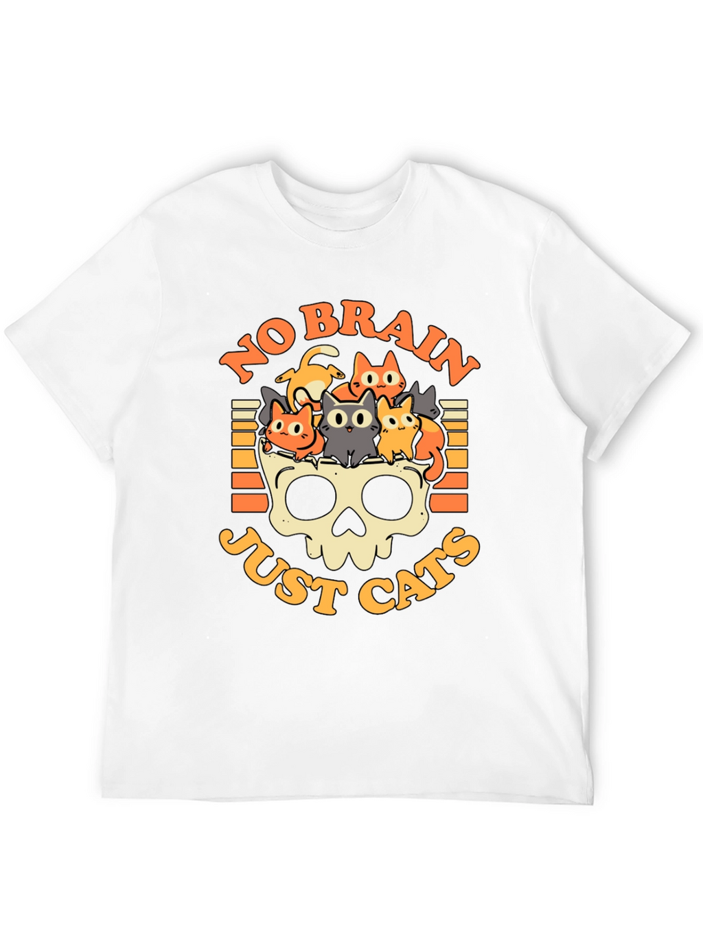 No Brain Just Cats T-Shirt