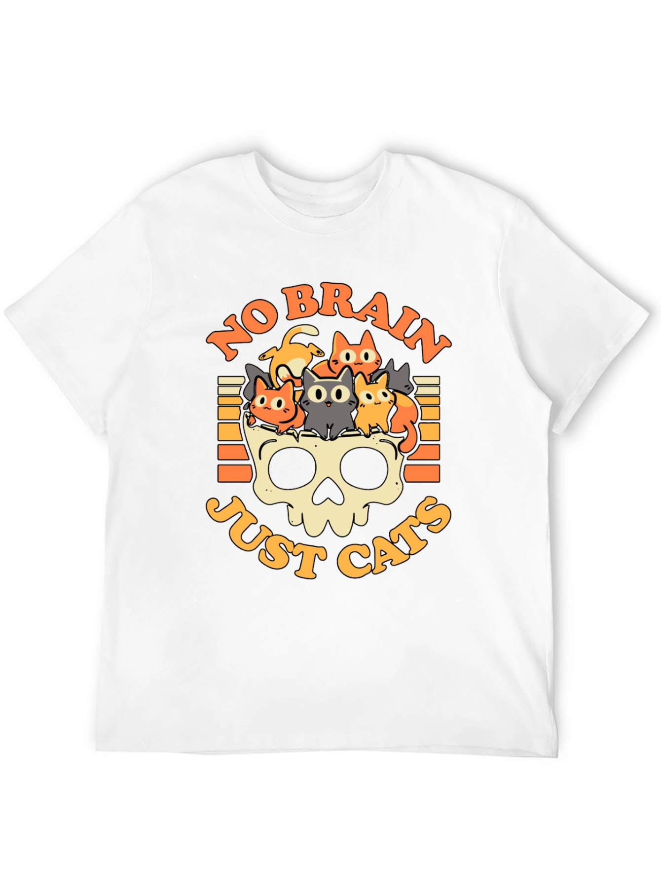 No Brain Just Cats T-Shirt